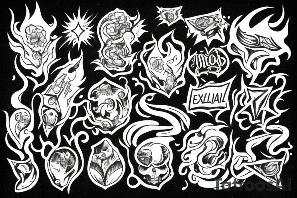 You are an eternal explosion tattoo idea