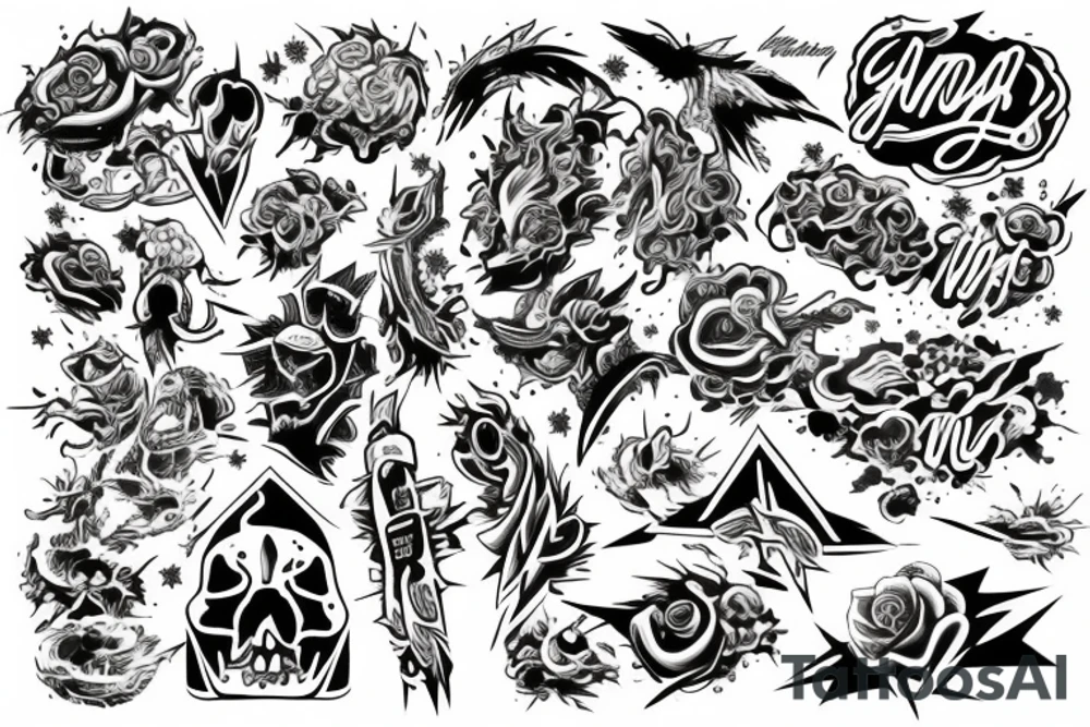 You are an eternal explosion tattoo idea