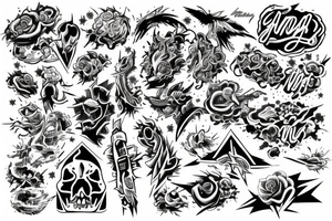You are an eternal explosion tattoo idea
