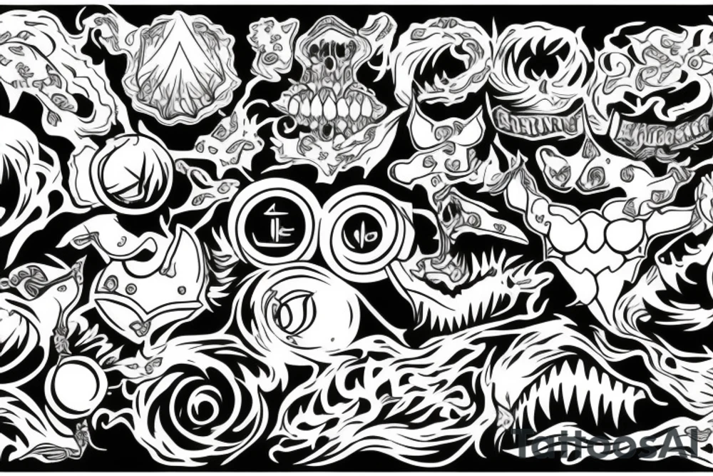 eternal explosion tattoo idea