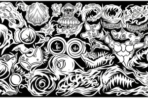eternal explosion tattoo idea