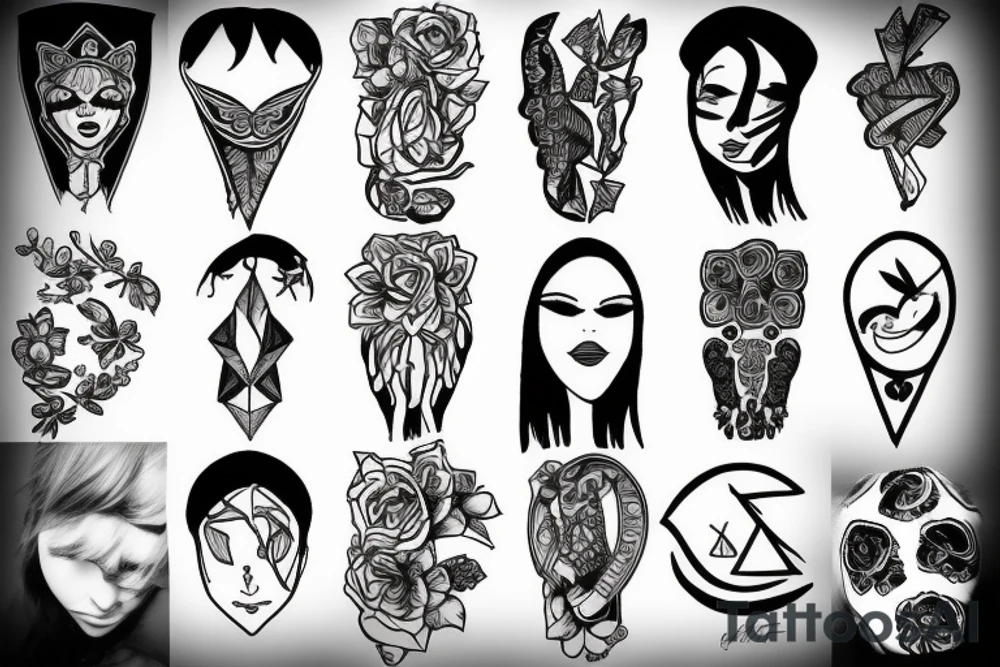 sad emotional tattoo idea