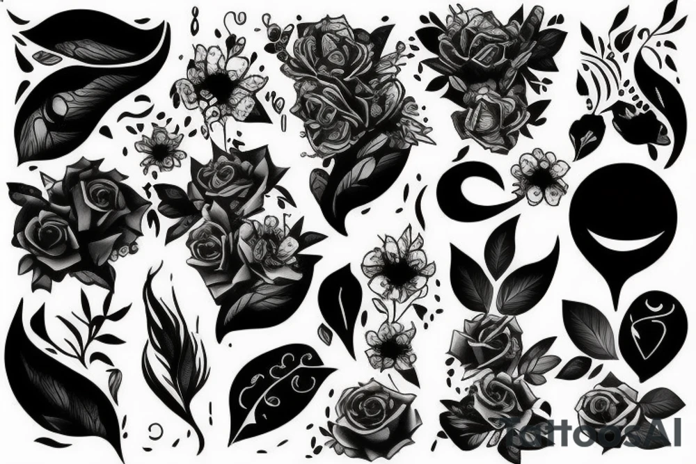 sad emotional tattoo idea