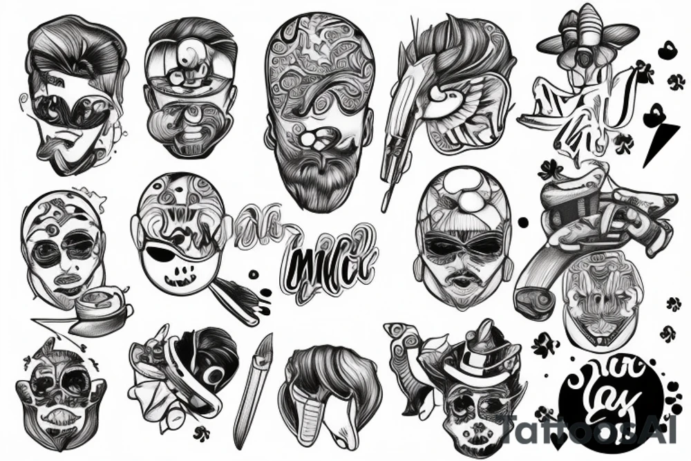 Men and son tattoo idea