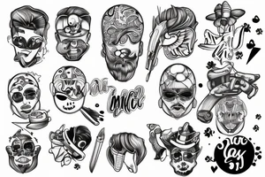 Men and son tattoo idea