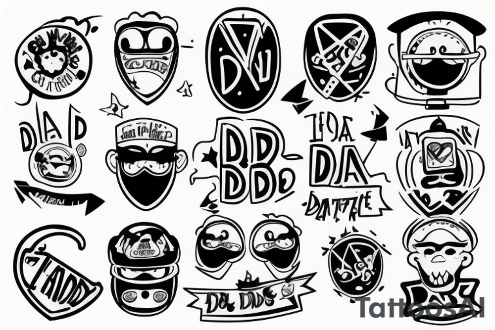 Dad and son tattoo idea