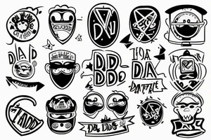 Dad and son tattoo idea