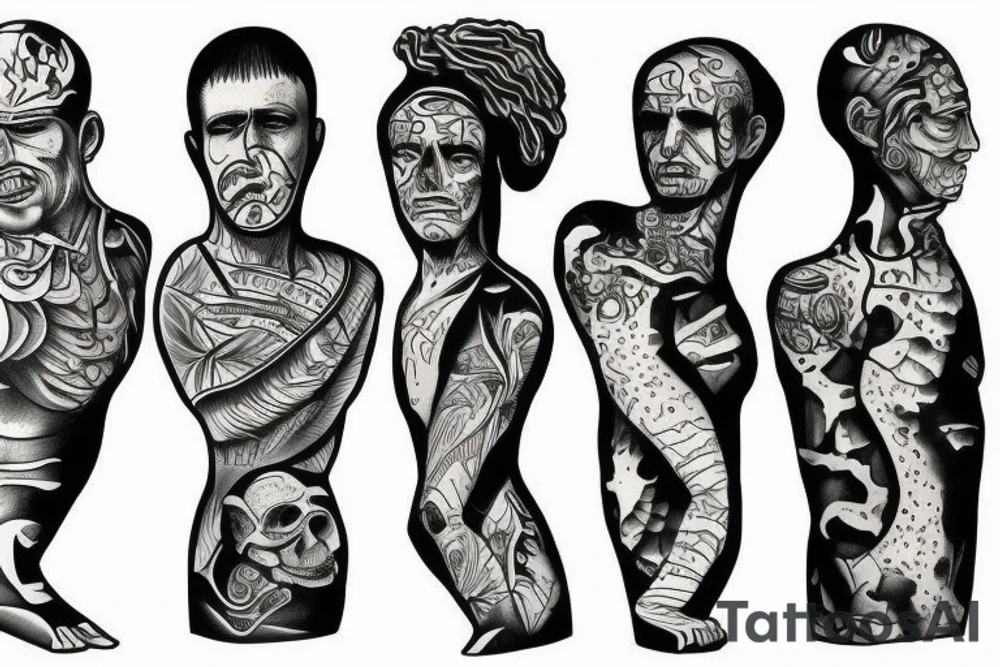 David & Goliath tattoo idea
