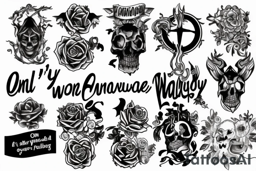 There’s only one way, going forward tattoo idea