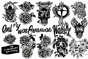 There’s only one way, going forward tattoo idea