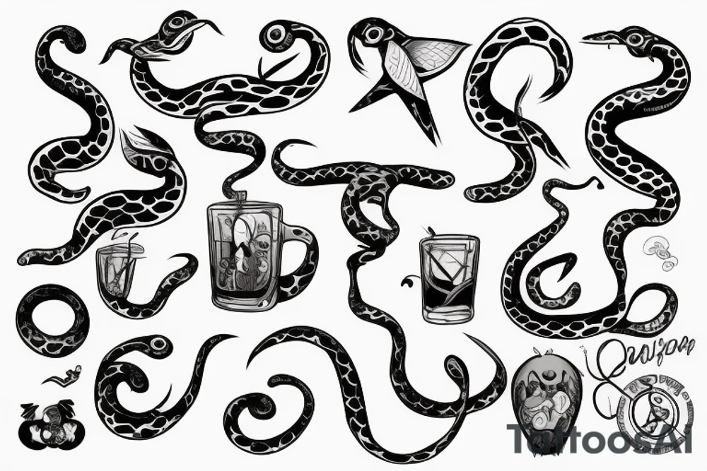 Snake tattoo idea