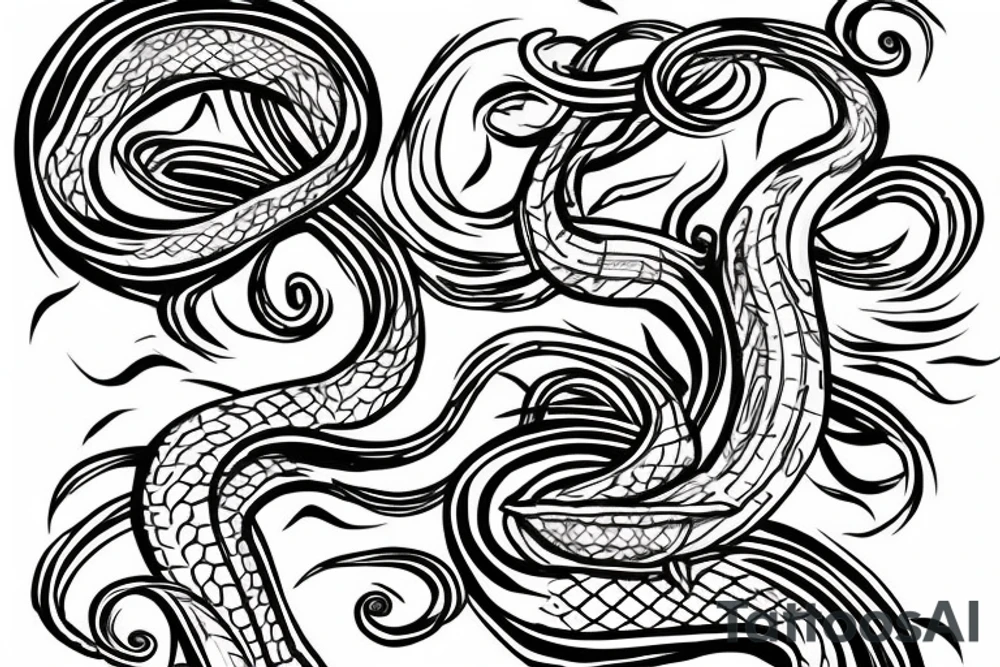 Snake tattoo idea