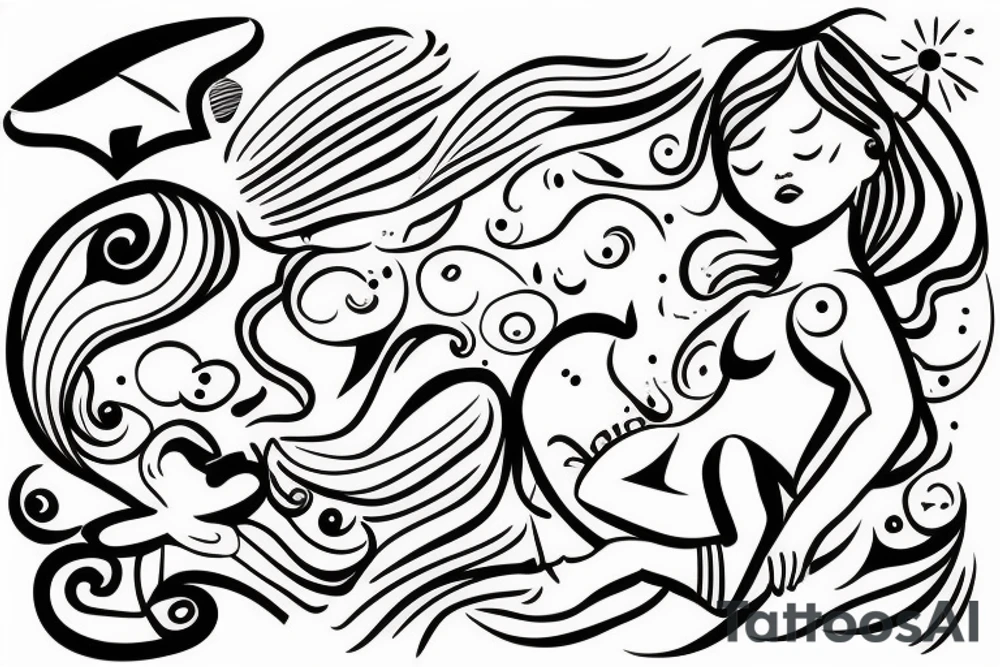 Baby girl born into aviation. tattoo idea