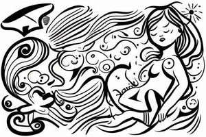 Baby girl born into aviation. tattoo idea