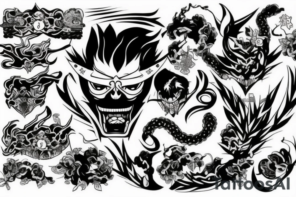 Cool setting for a battle tattoo idea