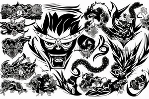 Cool setting for a battle tattoo idea