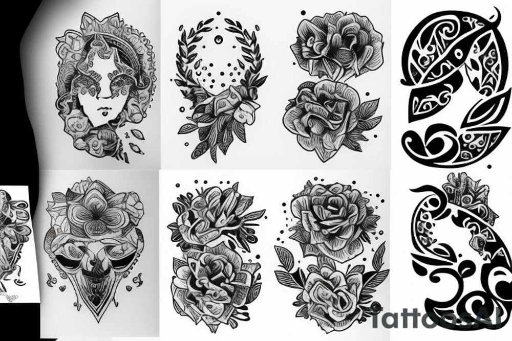 brother and sister tattoo idea