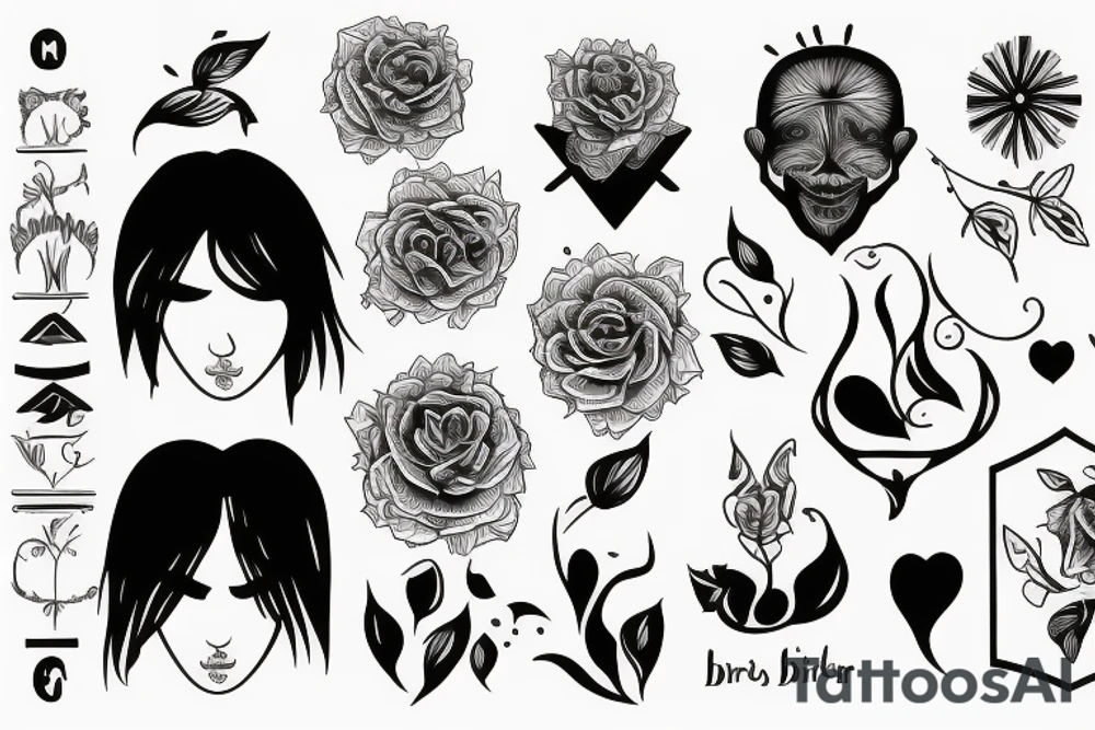brother and sister tattoo idea