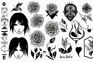 brother and sister tattoo idea