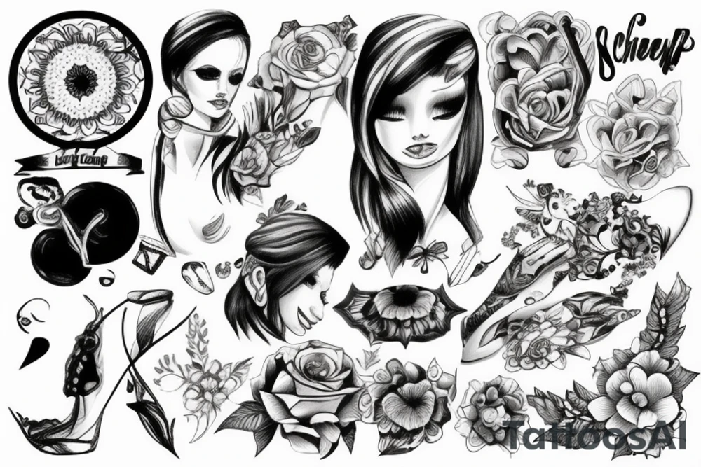 Auge mit Schein aussen tattoo idea