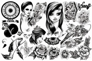 Auge mit Schein aussen tattoo idea