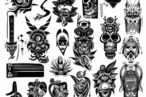 Minimalizm 
Mitologia tattoo idea