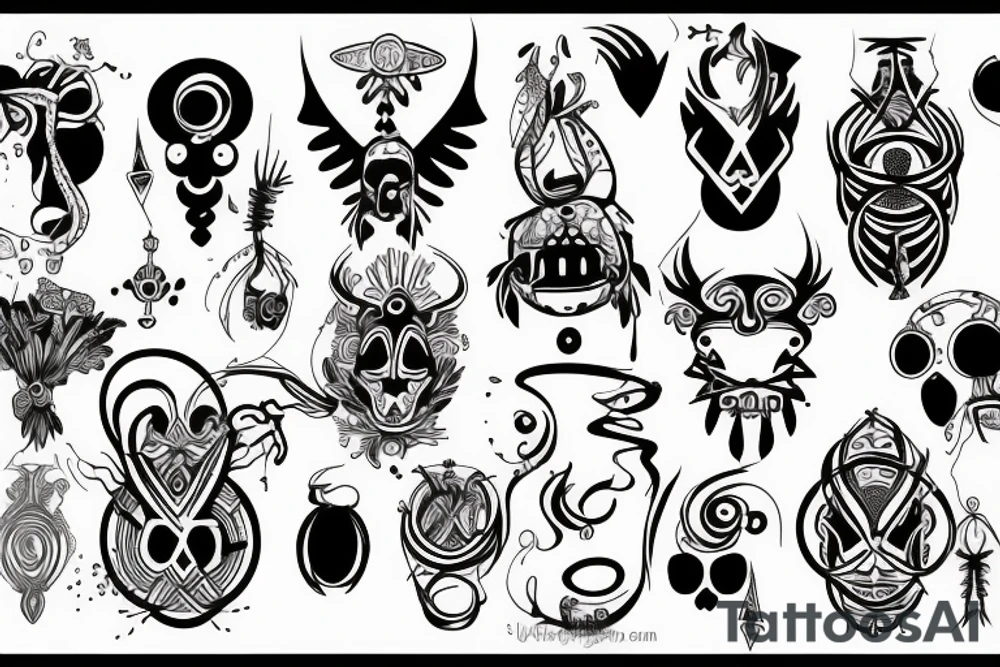 Minimalizm 
Mitologia tattoo idea