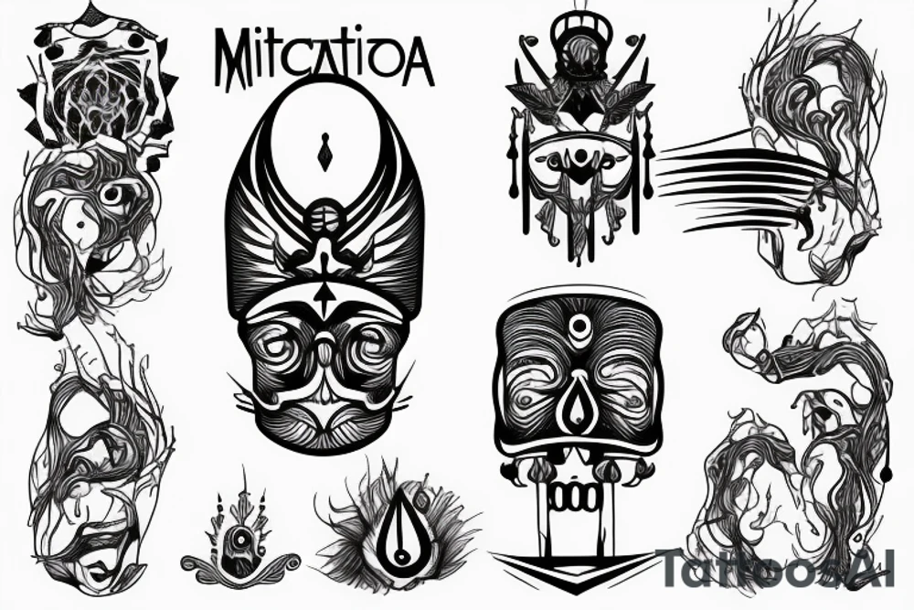 Minimalizm 
Mitologia tattoo idea