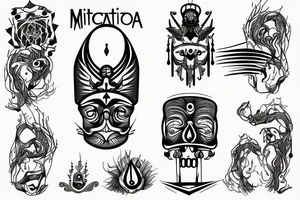 Minimalizm 
Mitologia tattoo idea