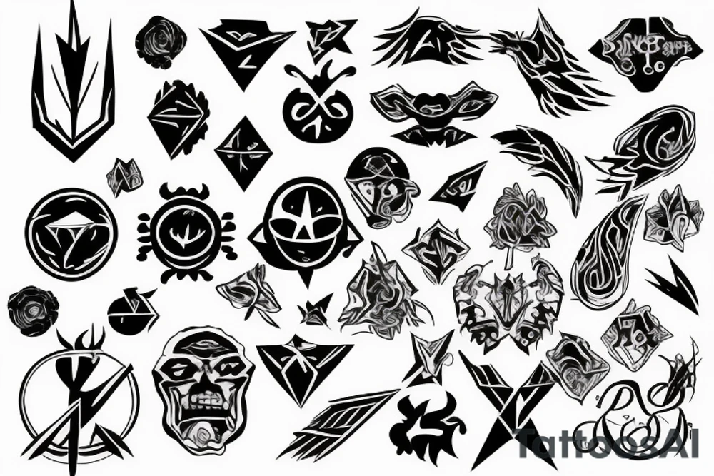 Dark Symbol tattoo idea