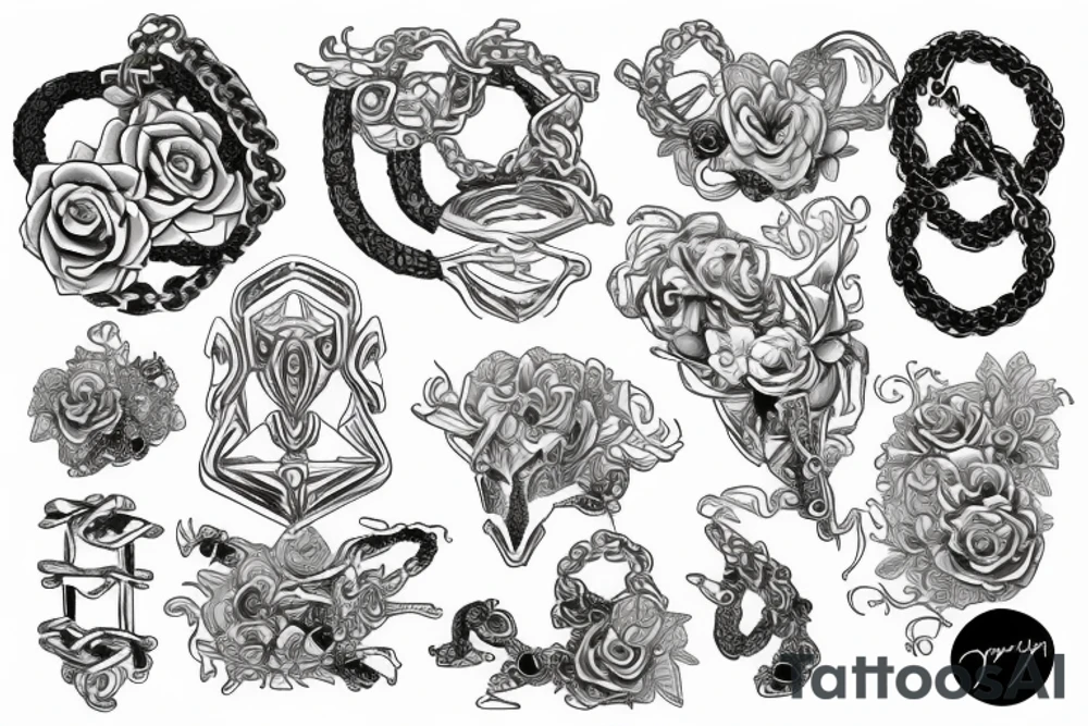 chain tattoo idea