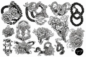 chain tattoo idea
