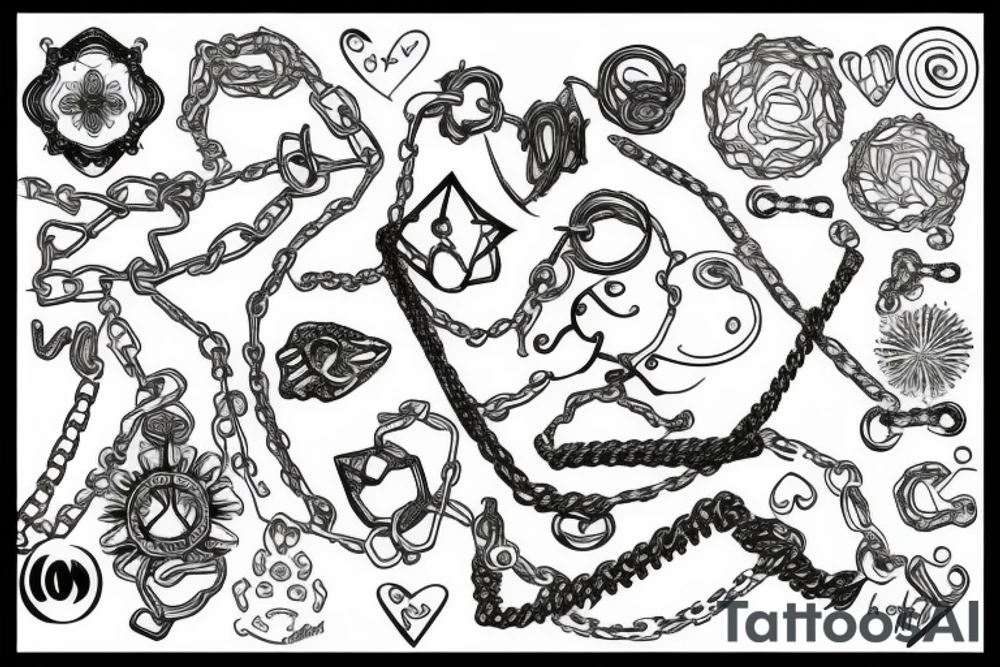 chain tattoo idea