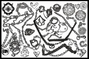 chain tattoo idea