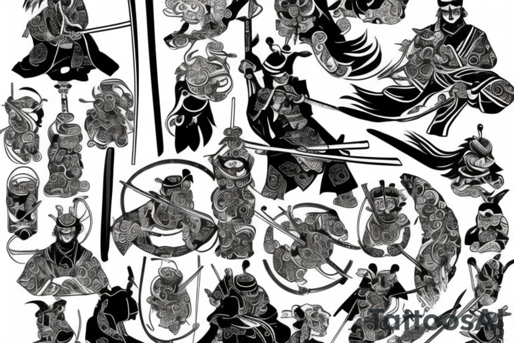 Samurai tattoo idea