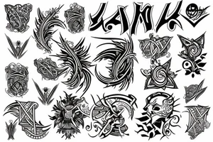 The word "Mudak" tattoo idea