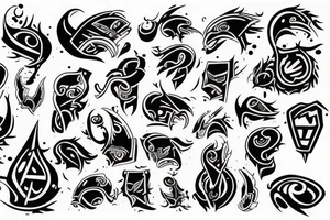 The word "Mudak" tattoo idea