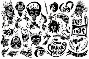 The word "Mudak" tattoo idea