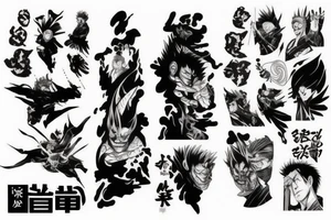 Jujutsu kaisen tattoo idea