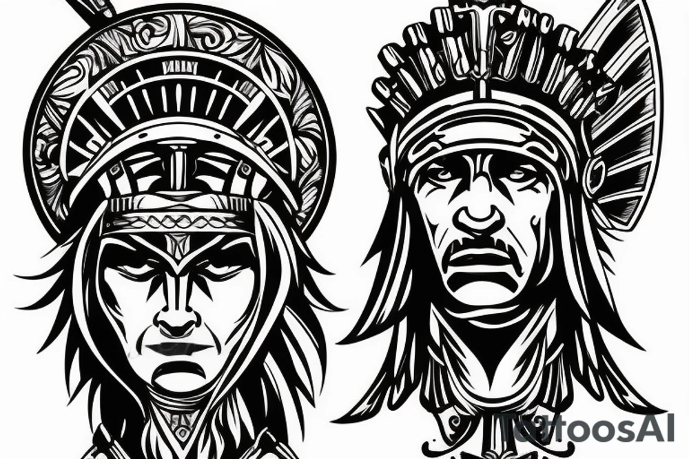 Roman Empire Warrior tattoo idea
