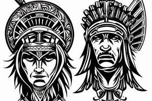 Roman Empire Warrior tattoo idea