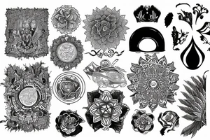 psychedelic tattoo idea