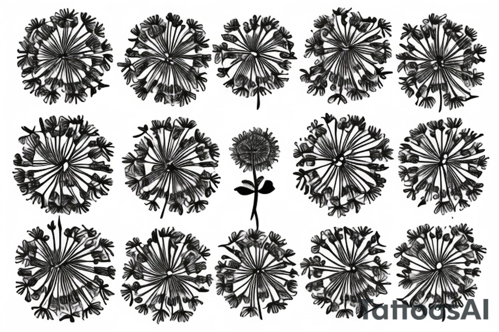 Dandelion Friendship Tattoo tattoo idea
