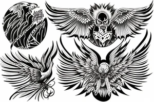 Phoenix tattoo idea