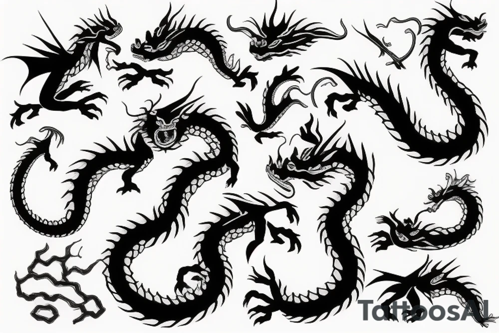Dragon tattoo idea