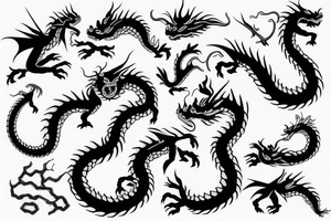 Dragon tattoo idea