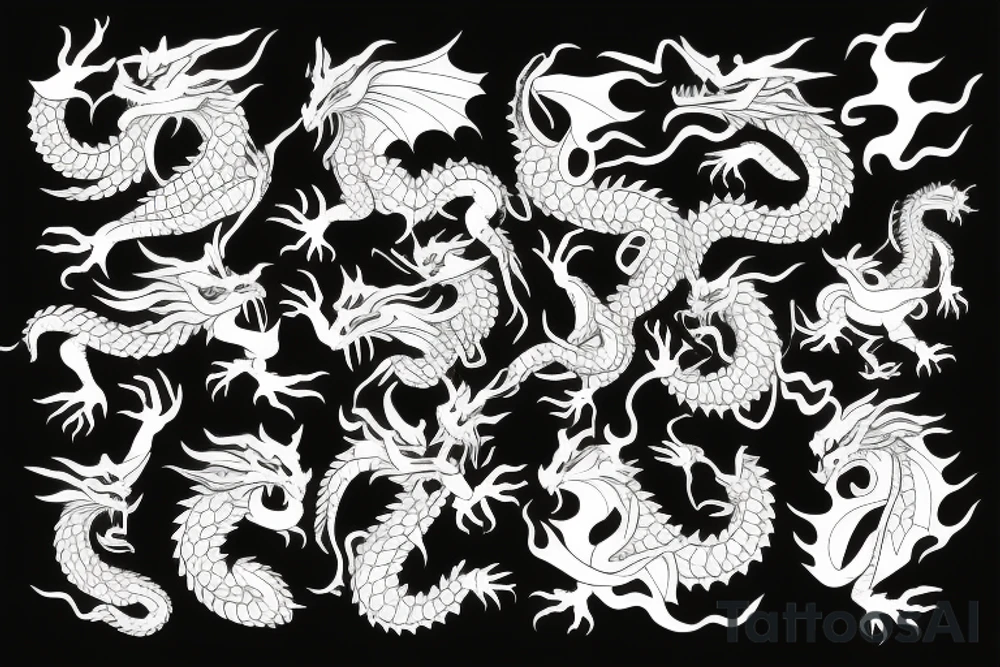 Dragon tattoo idea
