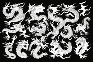 Dragon tattoo idea