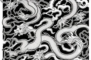 Japanese dragon tattoo idea