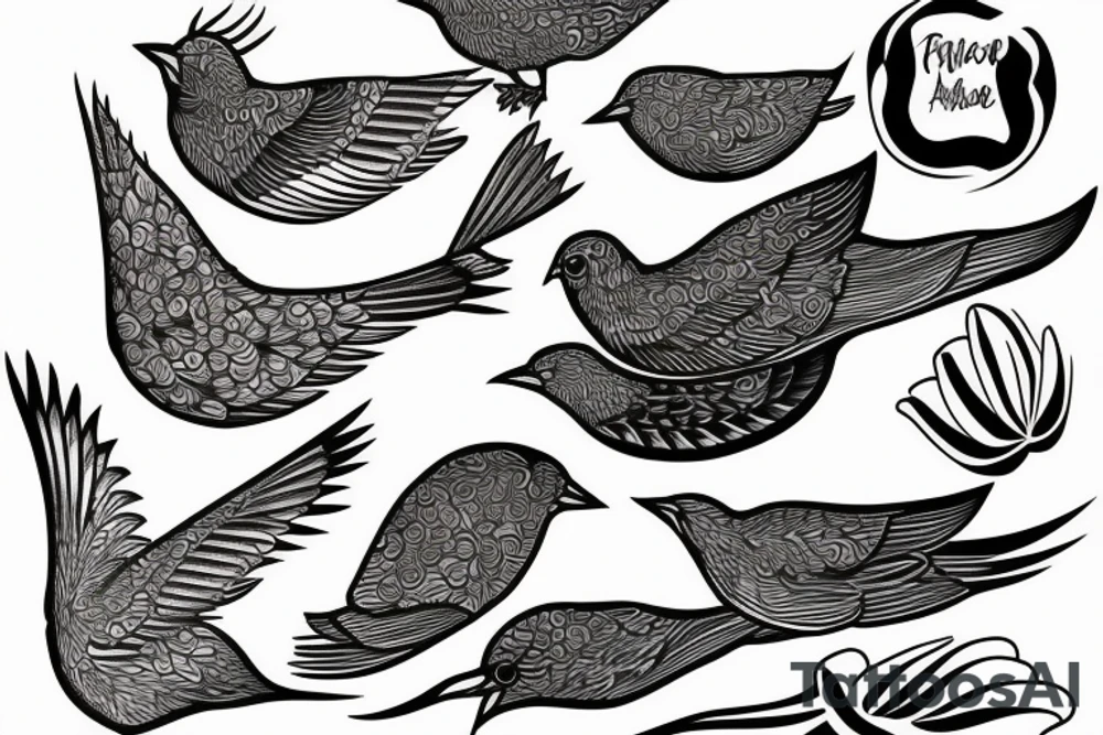 Azores Bird tattoo idea